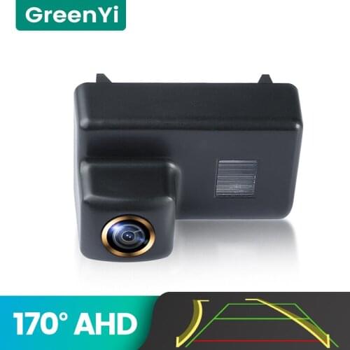 GreenYi 170° AHD Trajectory Car Rear View Camera For Peugeot 206 207 307 407 508 Night Vision Reverse Reversing Vehicle Parking