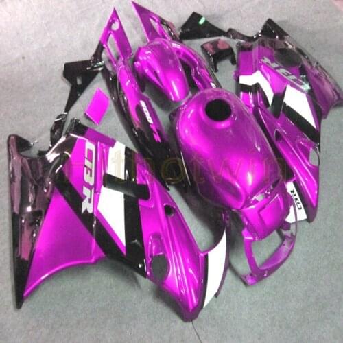 Custommotorcycle cowl for CBR600F2 1991-1994 CBR 600 91 92 93 94 ABS Plastic Fairings+Botls+pink