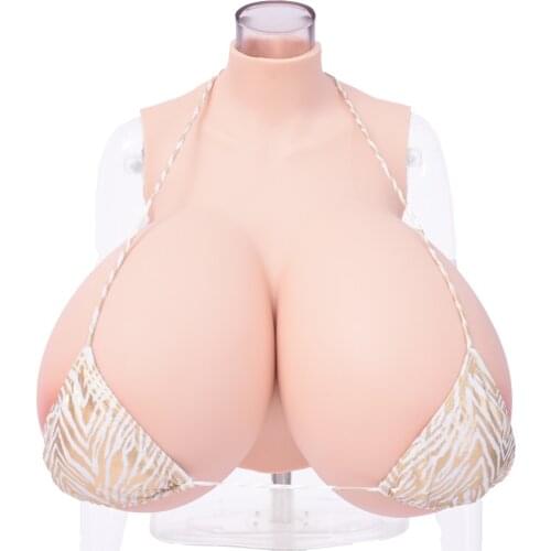 Huge Silicone Breast Form Fake Boobs XX Cup Realistic Silicone Tit for Crossdressers Drag Queen Shemale Crossdress Breastplates