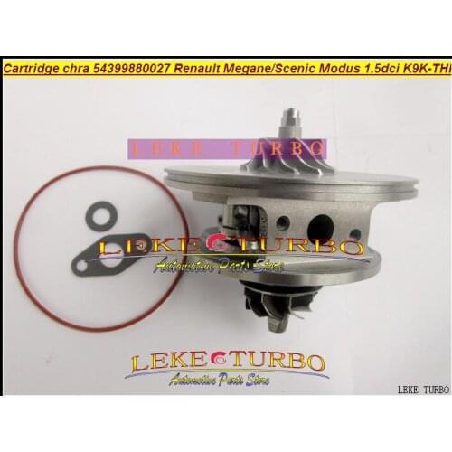TURBO Cartridge CHRA KP39 54399880027 54399700027 8200204572 8200578315 For Renault Kangoo Megane 2 Scenic II Modus K9K THP 1.5L