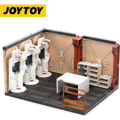 1/18 JOYTOY Diorama Medical Area Mecha Depot Anime Collection Model Toy Free Shipping
