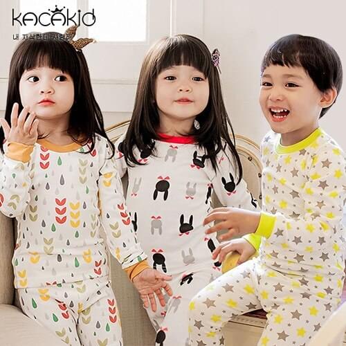 KACAKID Children Boys Girls Set Cute Cotton Pullover Children Set Kids Baby Boys Girls Sets Longsleeves Tshirt+pants Sets Ka3177
