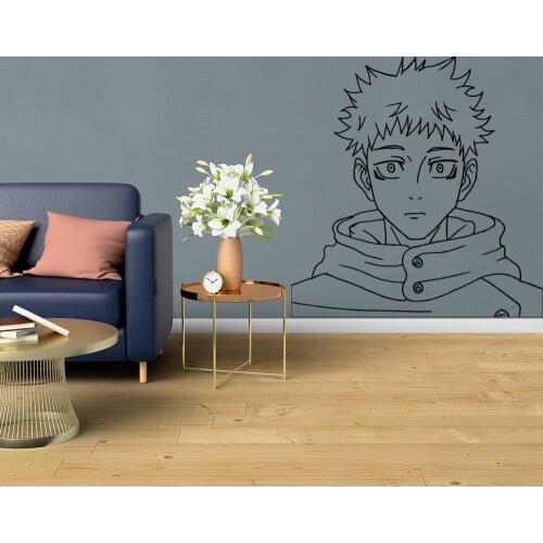 Hot Jujutsu Kaisen Vinyl Decals Wall Stickers For Baby Kids Rooms Decor Diy Pvc Home Decoration Accessories