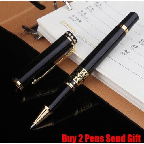 Fashion Design Luoshi Brand 568 Crystal Diamond Roller Ballpoint Pen Business Men Writing Pen Buy 2 Pens Send Gift