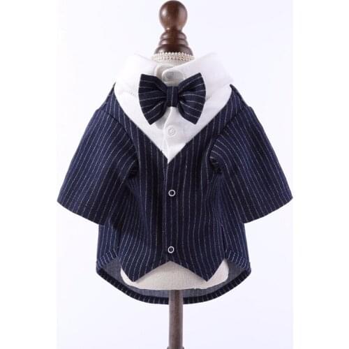 Groom Clothes Tuxedo For Dogs Wedding Dress Chihuahua Yorkie Formal Suit Winter Dog Clothes Poodle Outfit Bichon Puppy Costume