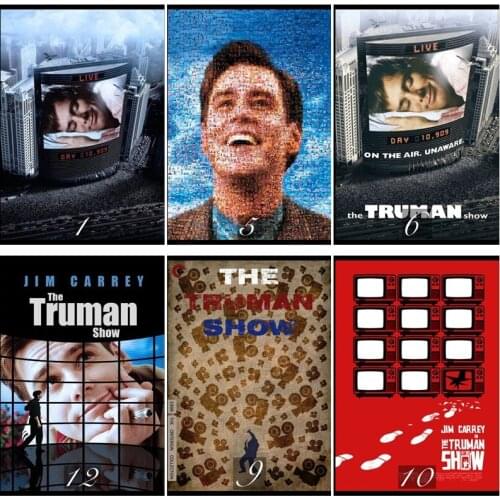 The Truman Show Movie Home Decorative Painting White Kraft Paper Poster 42X30cm