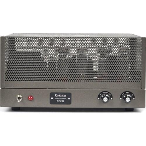 Raphaelite DP34 E88CC-EL34 tube push-pull amplifier, HIFI amplifier, input sensitivity 180mV, frequency response 7Hz-70KHz