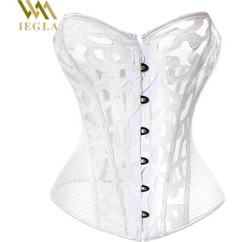 Sexy Lingerie Lace Corset Women Fashion Lenceria Breathable Corsets Overbust Bustier Corselet Espartilhos Womens Clothing