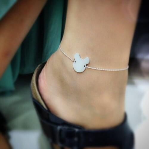 MICKEY MOUSE SHAPED SILVER ROPE