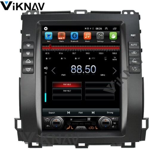 12.1 inch special vertical screen for TOYOTA Prado 2002-2009 car GPS navigation Auto Multimedia player
