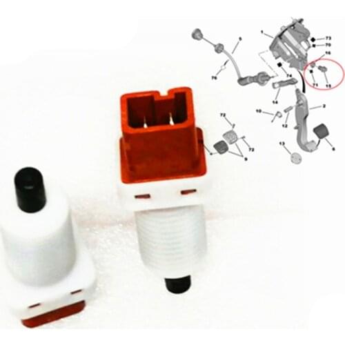 Brake light brake switch 453428 453411 71192 For Peugeot C2 206 207 106 306 307 607 807 brake light switch