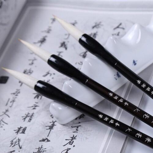 Comfortable Chinese Calligraphy Brush Pen Ink Writing Painting Woolen Hair Pens Mao Bi Gift