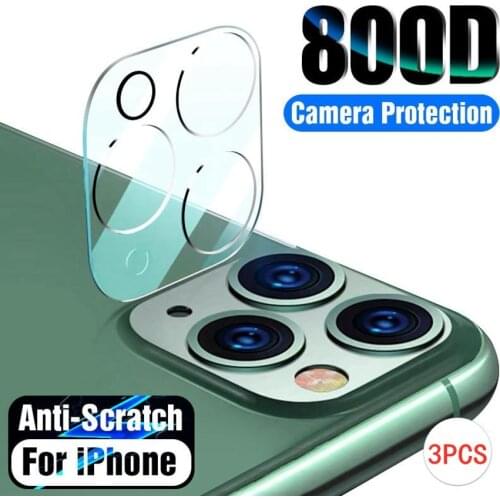 3PCS Camera Lens Tempered Glass For iPhone 11 12 Pro XS Max X XR Screen Protector Film For iPhone 11 7 8 6 6S Plus Camera Glass