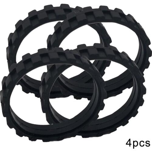 4PCS Durable Silicone Tires Cover For IROBOT ROOMBA 500 600 700 800 900 Series Anti Slip Wheel Parts