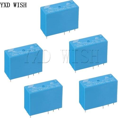 5pcs SMI-05V 12V 24VDC-SL-A-SL-C-SL-2C 4/ 5/8-Pin Relay SMI-05V 12V 24V DC-SL-A SMI- 05V 12V 24V DC-SL-C SMI- 5V 12V 24VDC-SL-2C