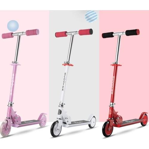 Aluminum scooter adjustable childrens pedal scooter folding childrens scooter boys and girls best Patinete gifts