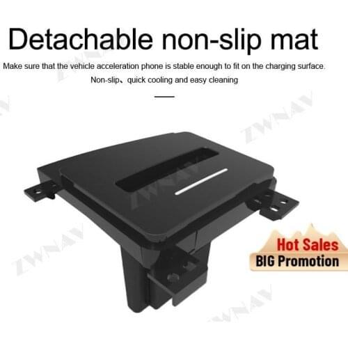 QI car Infrared Fast wireleess charger for Nissan Patro 2017 -2018 Intelligent Infrared Fast Wireless Charging Car Phone Holder