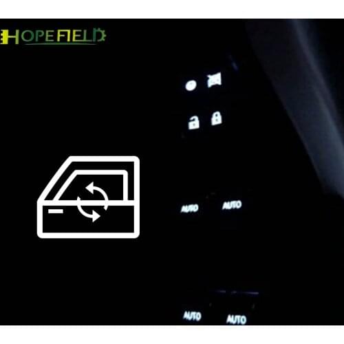 Car Intelligent Glass Lift Drop Closer Automatic LED Window Lifter Master Button Accessories For Toyota Vios 2014 YARiS L 2016