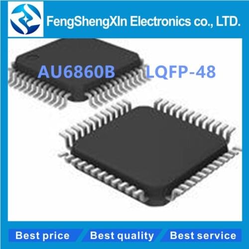 5pcs/lot New AU6860B AU6860 LQFP-48 MP3 audio decoder chip