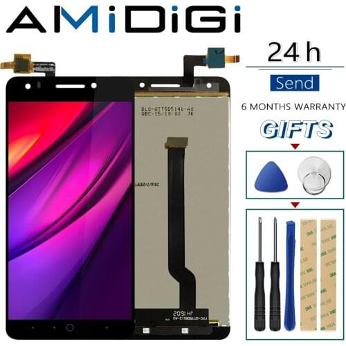 For ZTE Blade A570 T617 A813 LCD Display and Touch Screen Assembly Repair Parts 5.5 Inch Mobile Accessories+Tools