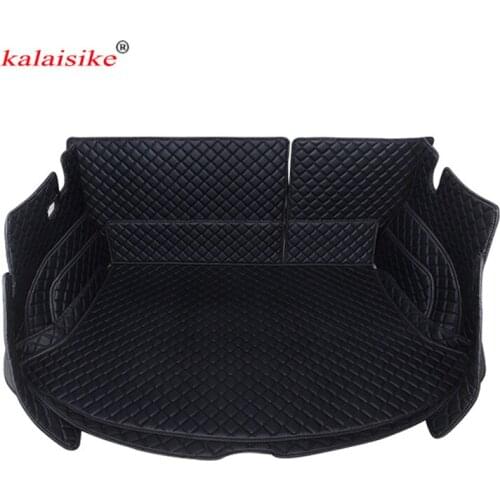 Kalaisike Custom car trunk mats for Lincoln all models MKZ MKC MKX auto accessories car styling