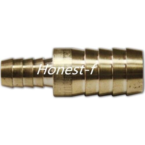 Brass Barb Hose Reducing Splicer Mender 10mm ID Hose x 16mm ID Hose Fitting Air Fuel Boat