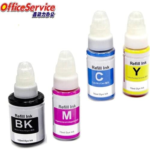 GI590 GC690 dye ink refill Ink Kit compatible for Canon G2510 G3500 G3510 G4500 G4510 G2600 G3600 G3610 G4600 G4610 printer