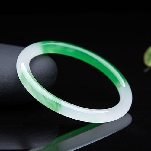 Natural Jade Bracelet Bangle Charm Jewellery Fashion Accessories Hand-Carved Luck Amulet