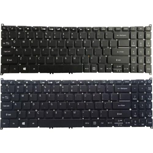 New US laptop keyboard for Acer Swift 3 SF315-51 SF315-51G N17P4 NO frame black