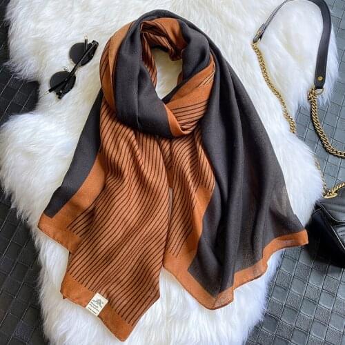New European and American style travel vacation autumn scarf women fashion wild flower scarf seaside shawl beach towel