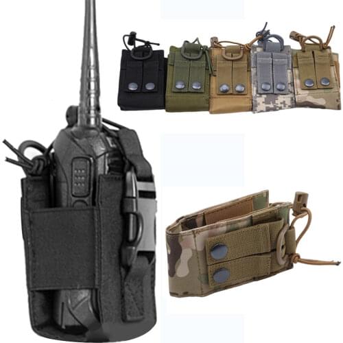 Package Pouch Walkie hunting Talkie Holder Bag Tactical Sports Pendant Military Molle Nylon Radio Magazine Mag Pouch Pocket