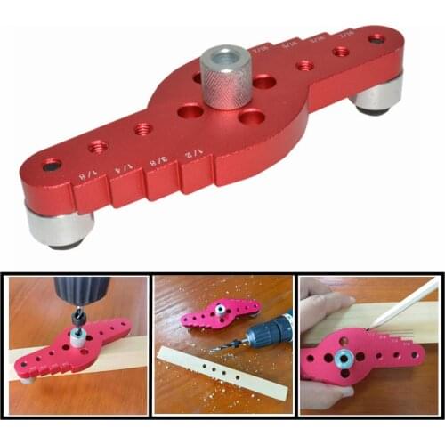 Vertical Pocket Hole Jig Wood Dowelling Jig Punch Locator Drilling Guide Tools Self Centering for For Joinery Woodworking Tools