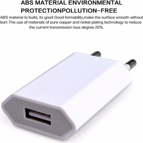 USB Charger Charger Adapter 5V 1A Single USB Port Quick Charger Socket for iPhone 7 / 6S / 6S Plus / 6 Plus