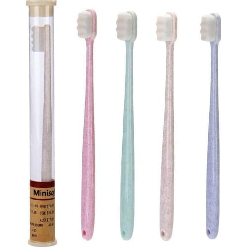 1Pc Ultra-Fine Toothbrush Small Head Tootbrush With Box Supper Soft Bristle Toothbrush Micro-nano Hairy Toothbrush For Gift