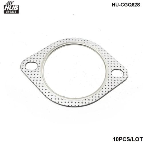 10PCS/LOT 3" Exhaust Decat Pipe Flange Gasket For Subaru Impreza WRX STI Legacy Outback HU-CGQ62S