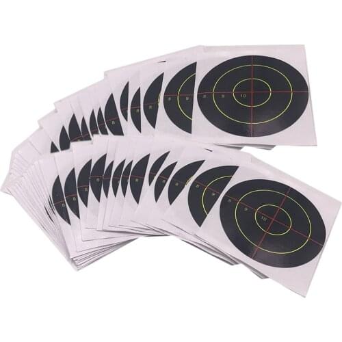 100pcs/pack Splatter Reactive Self Adhesive Shooting Paper Targets Sticker