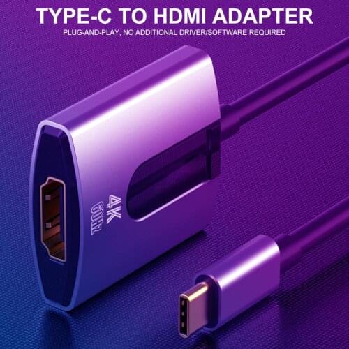 USB C To HDMI Adapter For MacBook Pro 2018 2017 MacBook Air IPad Pro 2018 Samsung Galaxy S10 S9 Surface Book 2