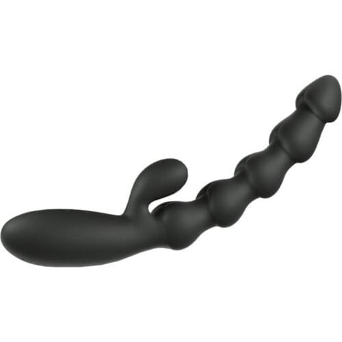 Anal Plug Bendable Ten Vibration Modes Silicone Butt Beads Vibration for Valentines Day