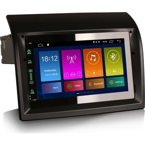 7" Quad Core Android 10.0 OS Car Multimedia Navigation GPS Radio for Fiat Ducato 2007-2015 with Android Auto Function Support