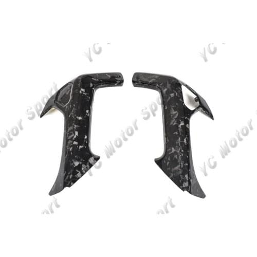 Car Accessories Dry Carbon Fiber Forged Weave RHD Inner Door Handle Replacement 2014-2019 Huracan LP610-4 & LP580-2 Coupe Spyder