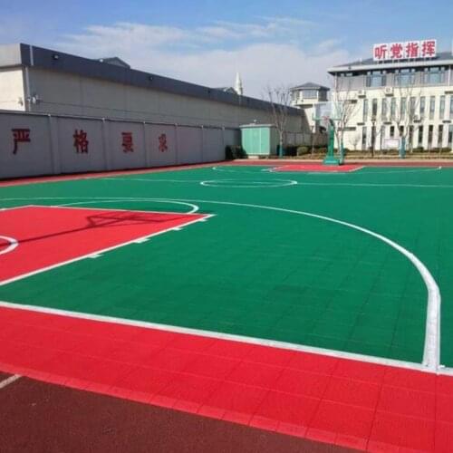 Beable TOP Quality 2021 Intelligent PP Interlocking Portable Basketball Sport Flooring Tiles