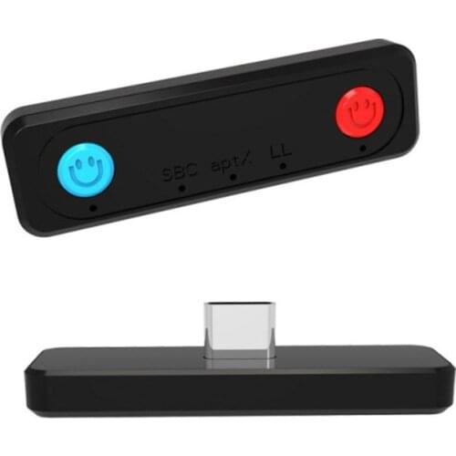 Bluetooth 5.0 Audio Adapter PS4/PC/Switch/Lite One with Two Transmitter APTX Low Latency