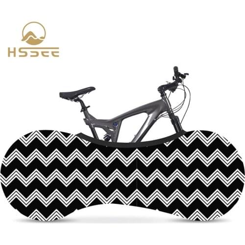 HSSEE corrugated series bicycle cover 26“-29” 700c environmental protection milk silk fabric indoor bike tire dust cover