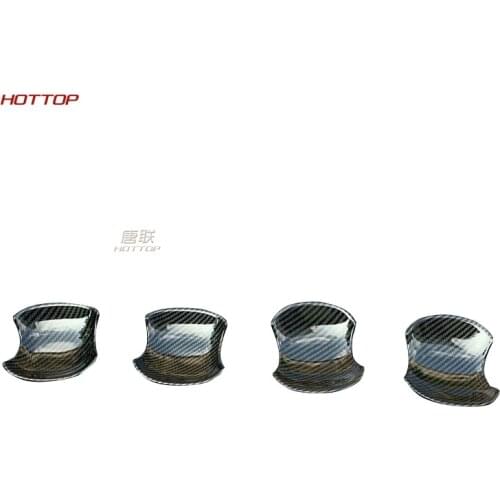 For Toyota Harrier 2020 Decorative Door Outside Door Bowl Bowl Protection Cover Carbon Fiber