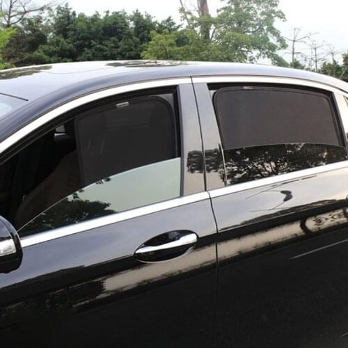 Magnetic Attarction Sun Visors Window Shade Protection Gauze Mesh Sunshield Trim For Ford Focus 2019 2020
