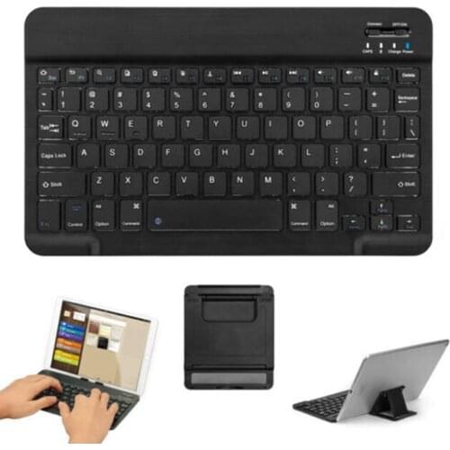 Mini laptop Keyboard Wireless Bluetooth Keyboard Support Android ios Windows System For ipad Phone Tablet Gift Tablet stand