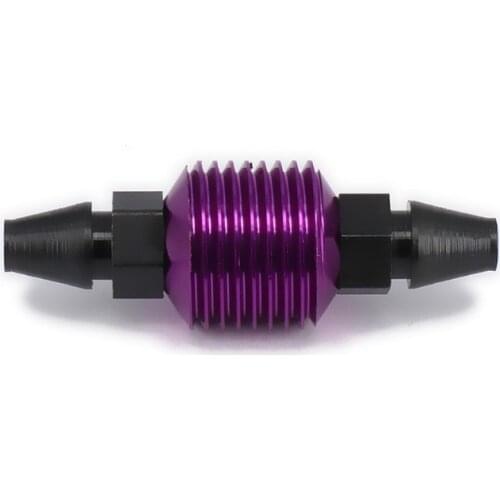 Nitro Fuel Tank Tube Air Cooler for 1/10 1/8 RC Nitro Hobby Model Car HSP Himoto Alloy Aluminum Upgraded Hop-up Parts Traxxas