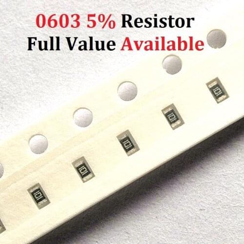 200PCS SMD Chip Resistor 0603 2.4R/2.7R/3R/3.3R/3.6R 5% Resistance 2.4/2.7/3/3.3/3.6/Ohm Resistors 2R4 2R7 3R3 k Free Shipping