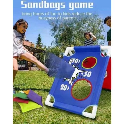 Throw Sandbag Sticky Ball Target Toy Outdoor Sports Games Garden Dartboard Sandbag Training Throwing Cartoon Throw Fun Game Toys