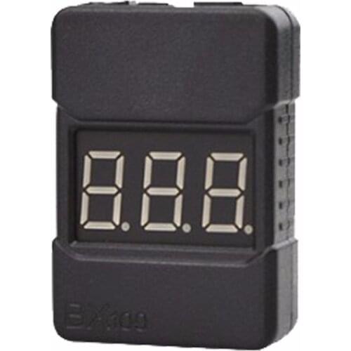 F18255 BX100 1-8S Lipo Battery Voltage Tester/ Low Voltage Buzzer Alarm/ Battery Voltage Checker with Dual Speakers